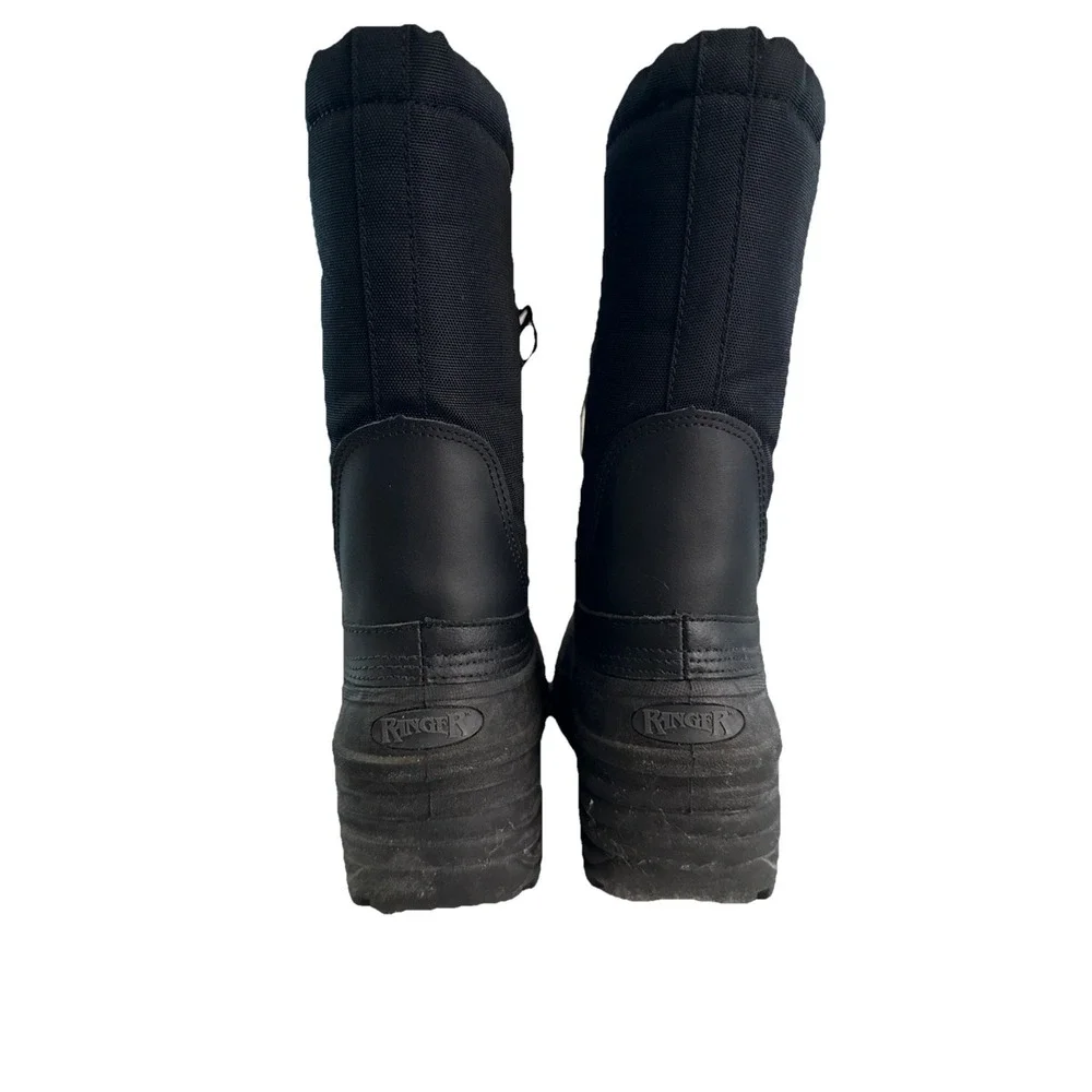 Ranger Size 7 Winter Snow‎ Boots Mens 7 Black Lace Up Thermolite Insulated